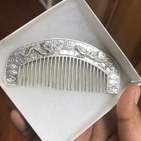 Vintage Accessories - ⭐️HP⭐️ Sterling Comb Circa 1900 Chinese Wedding